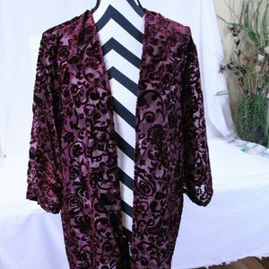 NWT Women's 3/4 Long Cardigan Blouse